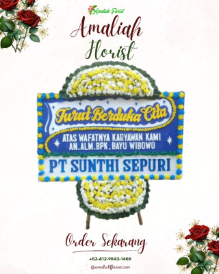Papan Bunga Duka di Gelangan